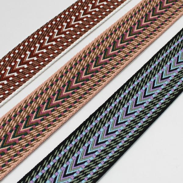 5cm Width Polyester Jacquard Webbing Straps For Handbag