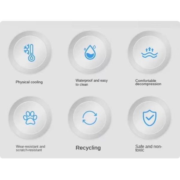 Anti Tear Ice Pack Dog Bed Eco Friendly Portable Easy To Clean