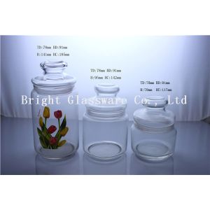 Custom Glass Storage Jars, Cheap Glass Candy Jar