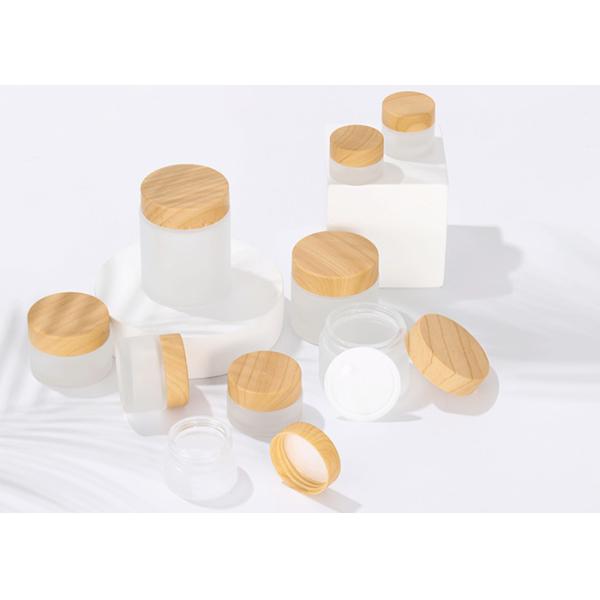 Glass Jars with Aluminum Lids Empty Glass Sample Jars for Makeup Lip Scrub Balm Lotions