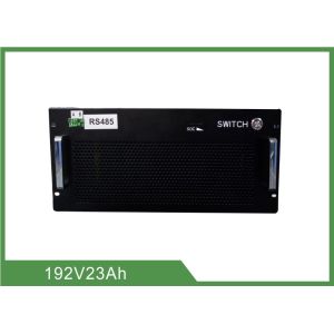 China Rechargeable 192V 23Ah UPS Rechargeable Batteries With RS485 Communication wholesale