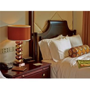 OEM ODM Service Dark Brown Solid Wood Furniture For Garden View Room