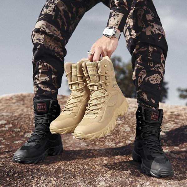 High Top Tube Military Boots