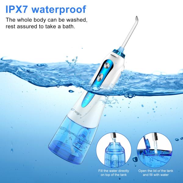 300ml Ipx7 Mini Air Travel Power Flossers USB Pick Teeth Cleaning Electric Portable Oral Irrigator Cordless Dental Water Flosser