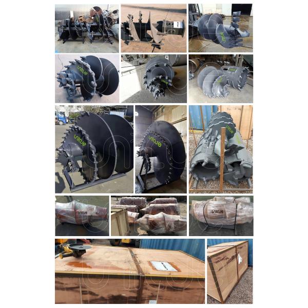 Unique Piling Diameter 1250mm Sand Auger Bit , Skid Steer Rock Auger