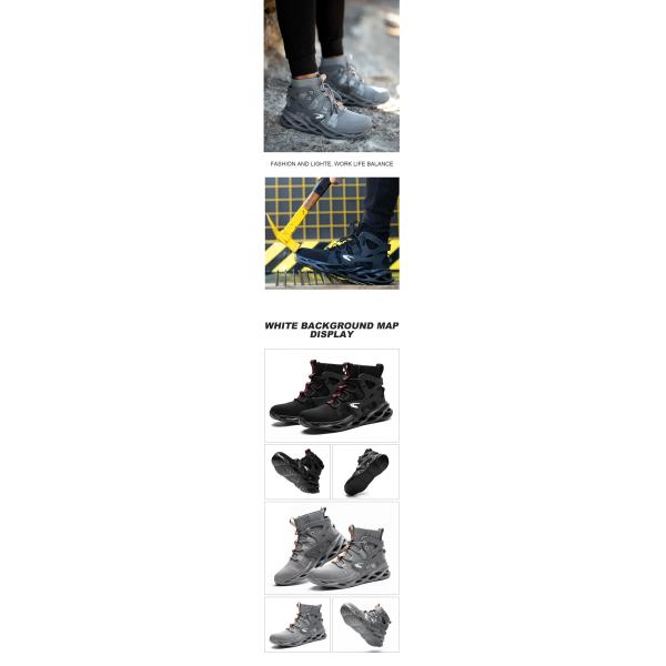 OEM Security Work Boots Flying Weaving Safety Boots Comfortable Safety Shoes For Men And Women