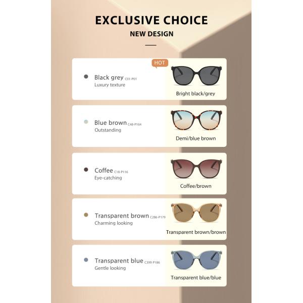 Customized Logo PC Round Metal Sunglasses Unisex Classic Polarized Sunglasses