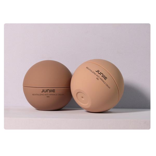 10ml-200ml Red Plastic for Ball Shape Wide-Mouth Empty Container 8oz Logo Hair Butter Body Scrub for Hair Care PP for Cosmetic