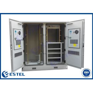 China Steel 2pcs Compartments FCC Outdoor Telecom Enclosure wholesale