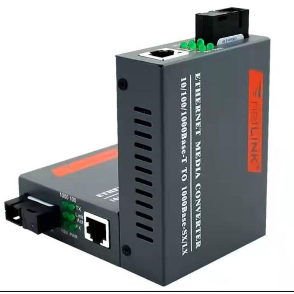 Gigabit Optical Fiber Transceiver 20KM 1310nm 1550nm HTB-GS-03A/B Single Mode Single Fibers