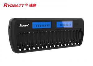 China 16 Slot Nimh Battery Charger / AA AAA Nickel Metal Hydride Battery Charger DC 12V 2A wholesale
