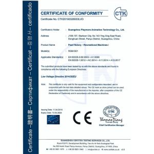 Guangzhou Playmore Animation Technology Co., Ltd. Certifications