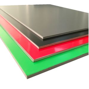 China 2440mm Length Brushed Aluminum Composite Panel UV Resistance Fireproof wholesale