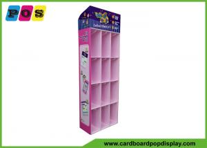 China Hanging Cardboard Sidekick Display Retail POS With Pegs And 12 Pockets SK025 on sale