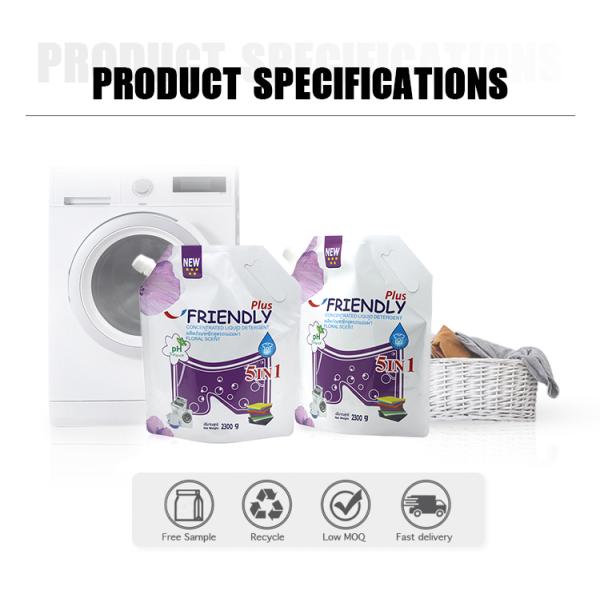 PE VMPET Hand Sanitizer Detergent Packaging Pouch Soap Packaging Bags ODM