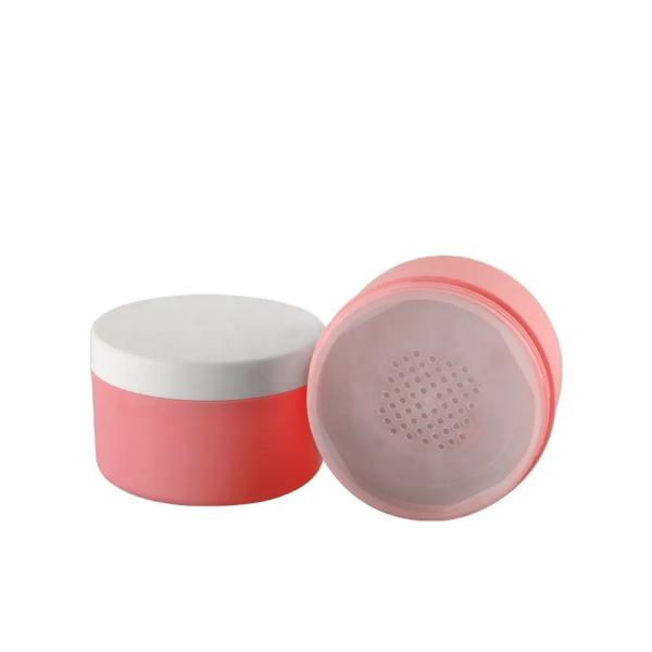 Empty Compact Loose Powder Container Makeup Cosmetic PP Packaging Jar