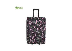China Top Carry Handle 600D Printing Soft Trolley Luggage wholesale