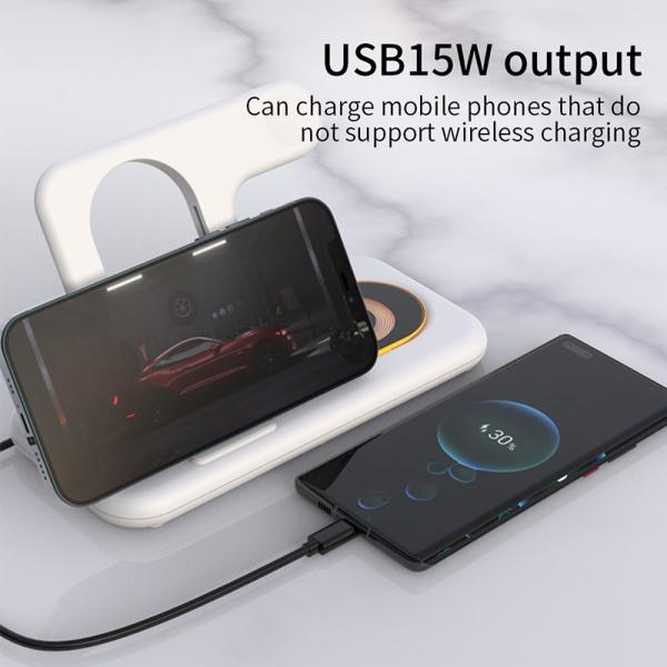 High Quality Fast Charging Station Stand Charger Wireless Charger 4 In 1 For Apple