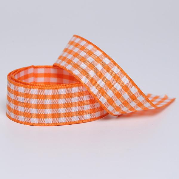 Polyester Plaid Lattice Ribbon For Bow Making And Gift Packing