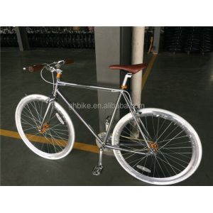 43mm Alloy Rim 700C Fixed Gear Cycle with Electroplate Finish and Chrome Steel
