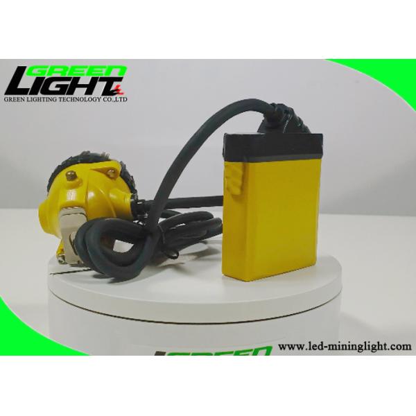 Underground Mining Corded Miner Cap Lamp 25000 Lux 348 Lum 14 Hours Lighting