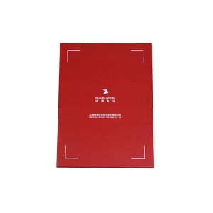China Custom Lid-Off Box Protective Varnish Rigid Packaging Red Box wholesale