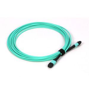 China Fiber Optic MTP MPO Trunk Cable Multimode OM3 OM4 3.0mm LSZH wholesale