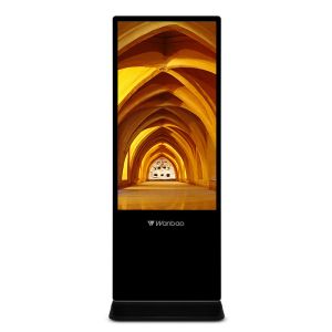 China Touch Screen Android Tempered Glass advertising kiosk display 55'' on sale