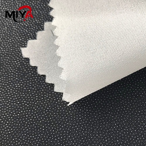 Plain Twill Weave Woven Fusing Interlining 30D 50D 75D Polyester