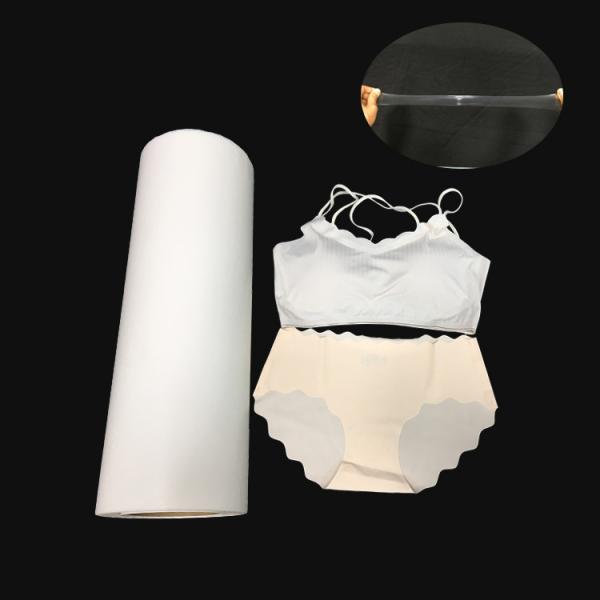 Quality Underwear Lingerie Self Adhesive Film Roll / Thermoplastic Polyurethane Film for sale
