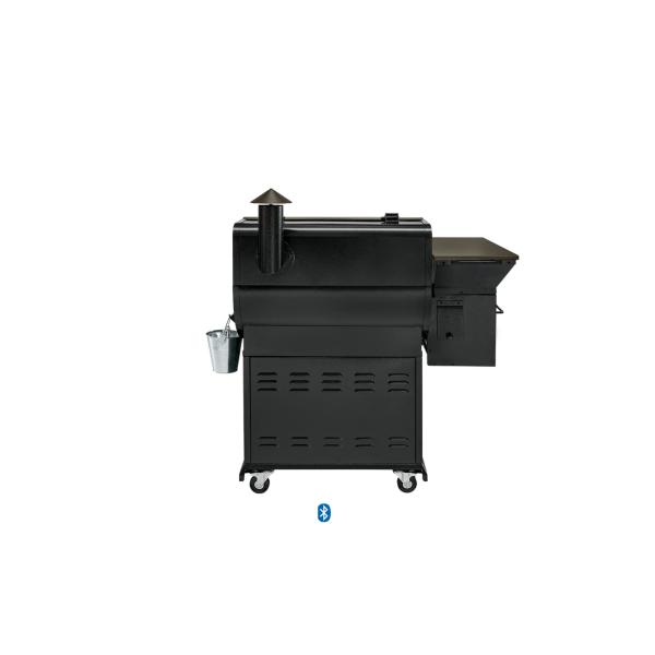 Powder Coated Wood Pellet Barbecue Grills Hopper Smoke Free Easily Assembled