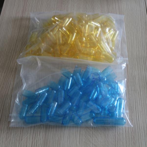 ISO9001 Clear Pill Bottles 2ml Single Capsule With Metal Cap