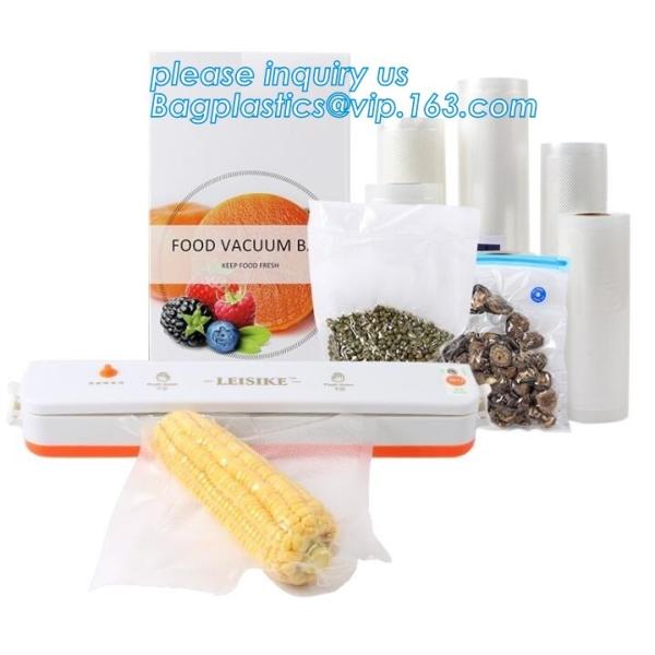 Vacuum Food Storage Bags, 2 Pack 8" x 16' Vacuum Sealer Bags Rolls, vacuum pack shrink bags vacuum bags for wholesales