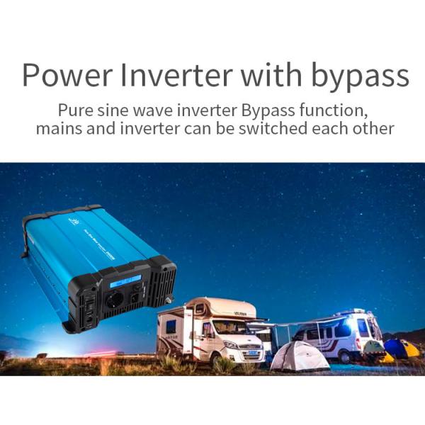 AC 110V 220V LCD Pure Sine Wave Power Inverter For Off Grid System