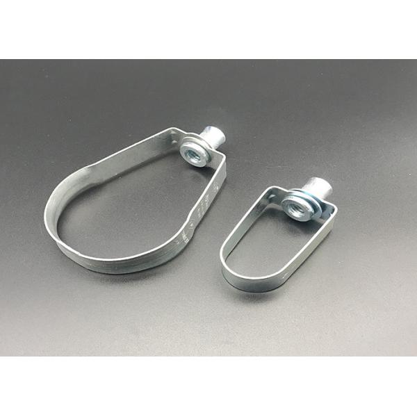 Galvanized ANSI Hanger Strut Pipe Clamps 1.5mm Cushioned Loop Clamp