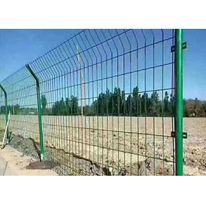 Powder Coated Curved Welded Wire Mesh Fence Perimeter Garden Fence