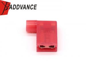 China FLDNY1.25-250 Female Quick Disconnects Insulated Crimp Disconnectors Red Flag Terminal wholesale
