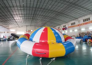 China Ocean Disco Boat Inflatable Towable Tube / Floating Spinner Boat wholesale