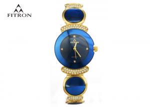 China Premium Fancy Fitron Ladies Bracelet Watches Diamond Studded Watch Rainproof on sale