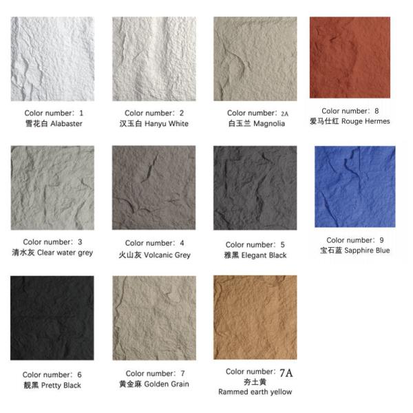 Wholesale High Quality Multi Color Customizable Polyurethane PU Culture Stone Cladding Exterior Wall Cladding
