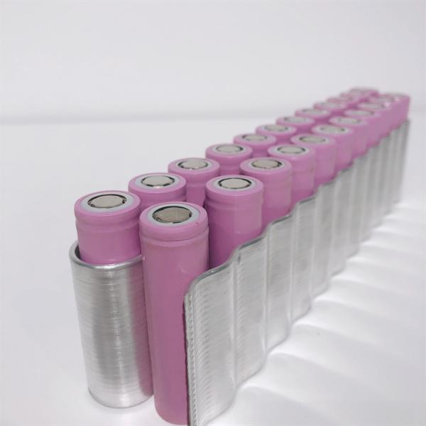 Electric Vehicle Lithium Ion Battery Cell Module Pack Aluminum Cooling Snake Ribbon Tube For Cylindrical Cell Cooling