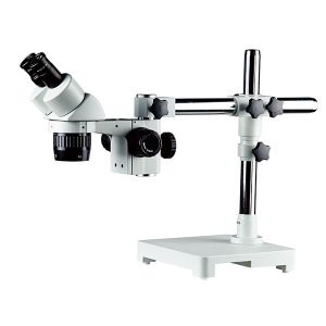 Buy cheap Stereo microscope binocular boom stand single arm with eyepiece and objectives from wholesalers