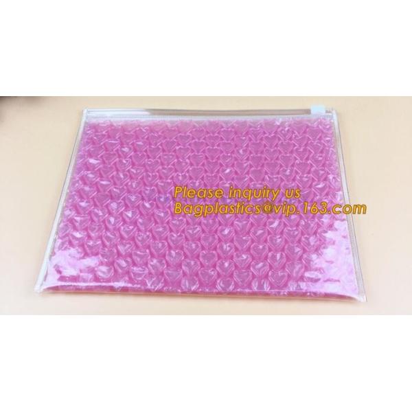 Bubble k bag/bubble slider bag/bubble zipper bag customize color size printing,Bubble Padded Bag EPE/PO Film Bag E