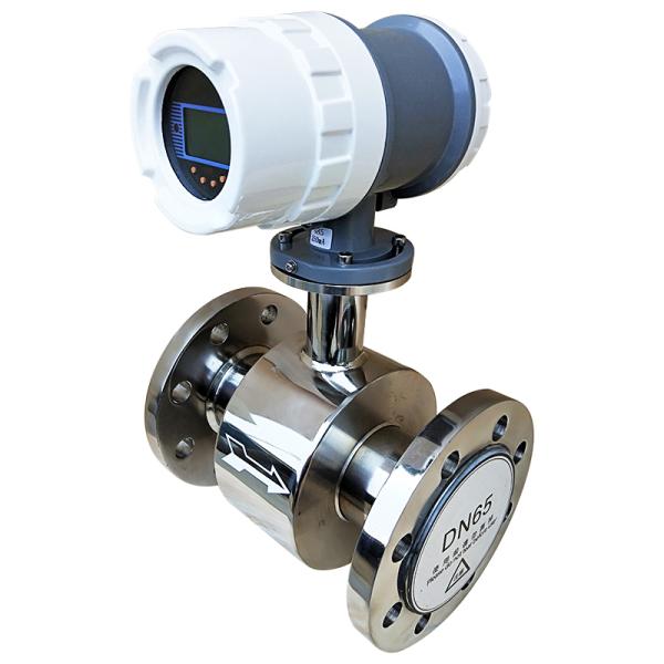 Max 15m/s Digital Flow Meter , 4-20mA Digital Water Flow Sensor For Chemical Field