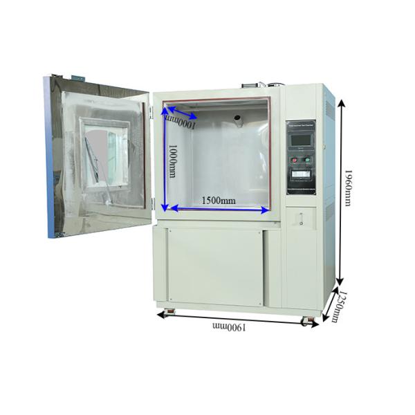 Quality Dust Tight Artificial Climate Chamber / Vehicle Testing Talcum Powder Test for sale