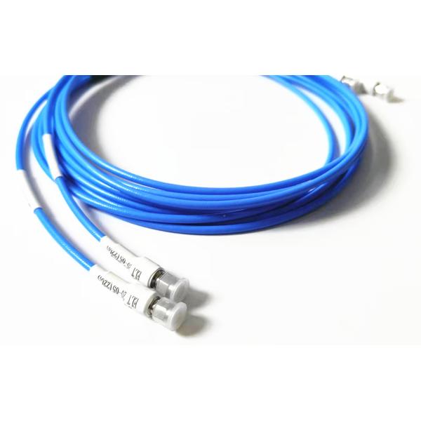 3000mm Length RF Cable Assemblies Nickel Plated 6GHz Flex402 Cable Diameter=0.91mm