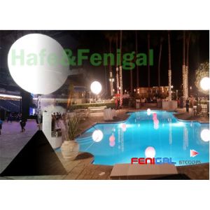 China 90cm Inflatable RGB LED Event Lighting Balloon 400w/800w For Outdoor Camping Parties Decoration wholesale