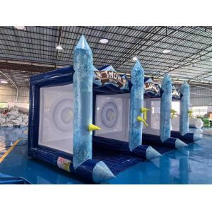 Inflatable Axe Throwing Game Inflatable Ball Toss Target Dart Board Game Velcro