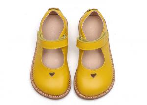 China Size Chart Stylish Kids Shoes Wear-resistant Outsole Real Leather Pretty OEM ODM wholesale
