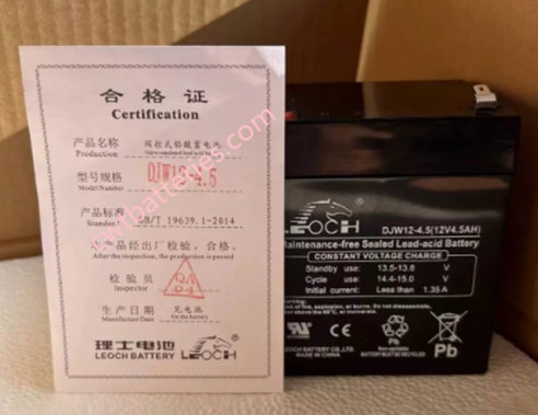 AGM LEOCH DJW12-4.5 4.5AH 12V UPS Battery Pack Sealed Lead Acid Battery